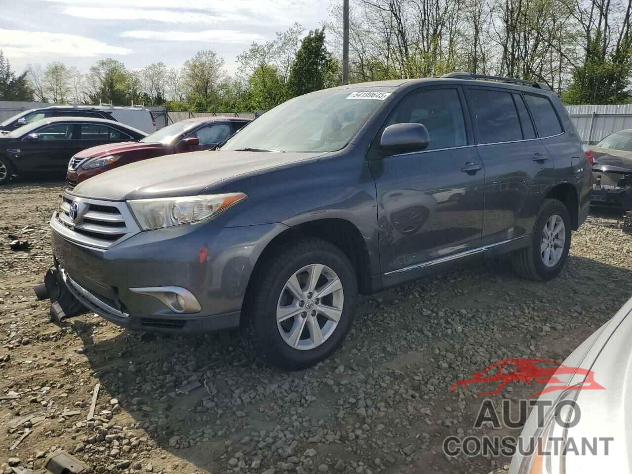 TOYOTA HIGHLANDER 2013 - 5TDBK3EHXDS182358