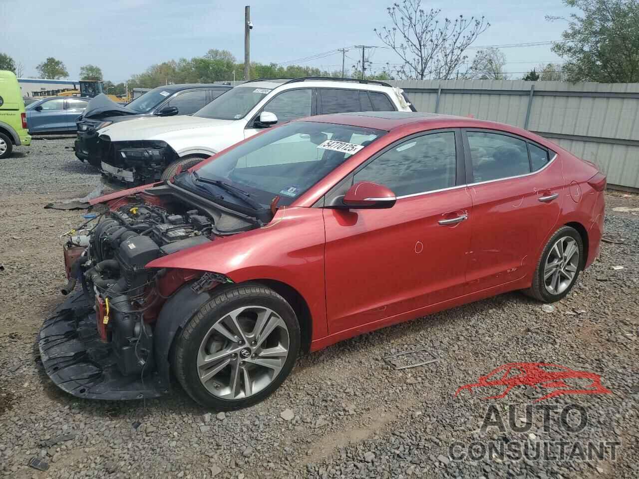 HYUNDAI ELANTRA 2017 - 5NPD84LF7HH025915