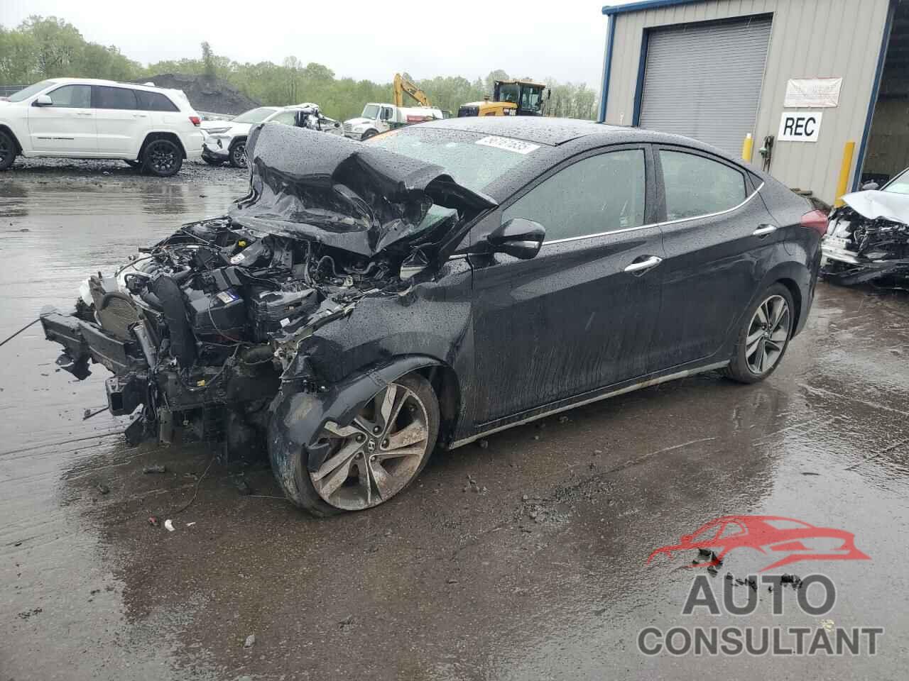 HYUNDAI ELANTRA 2014 - KMHDH4AE3EU087089