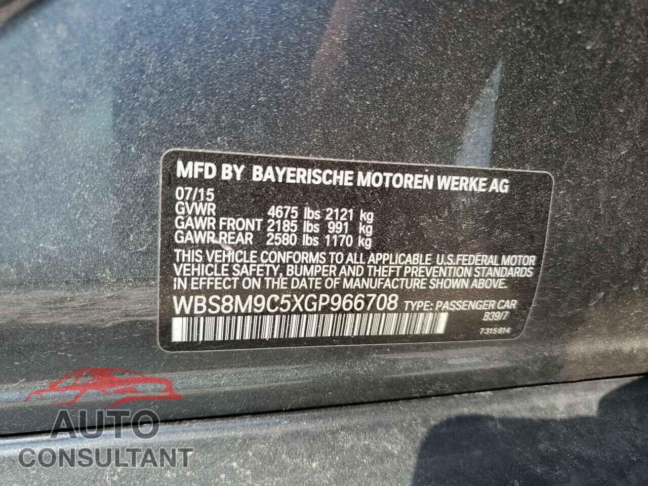 BMW M3 2016 - WBS8M9C5XGP966708