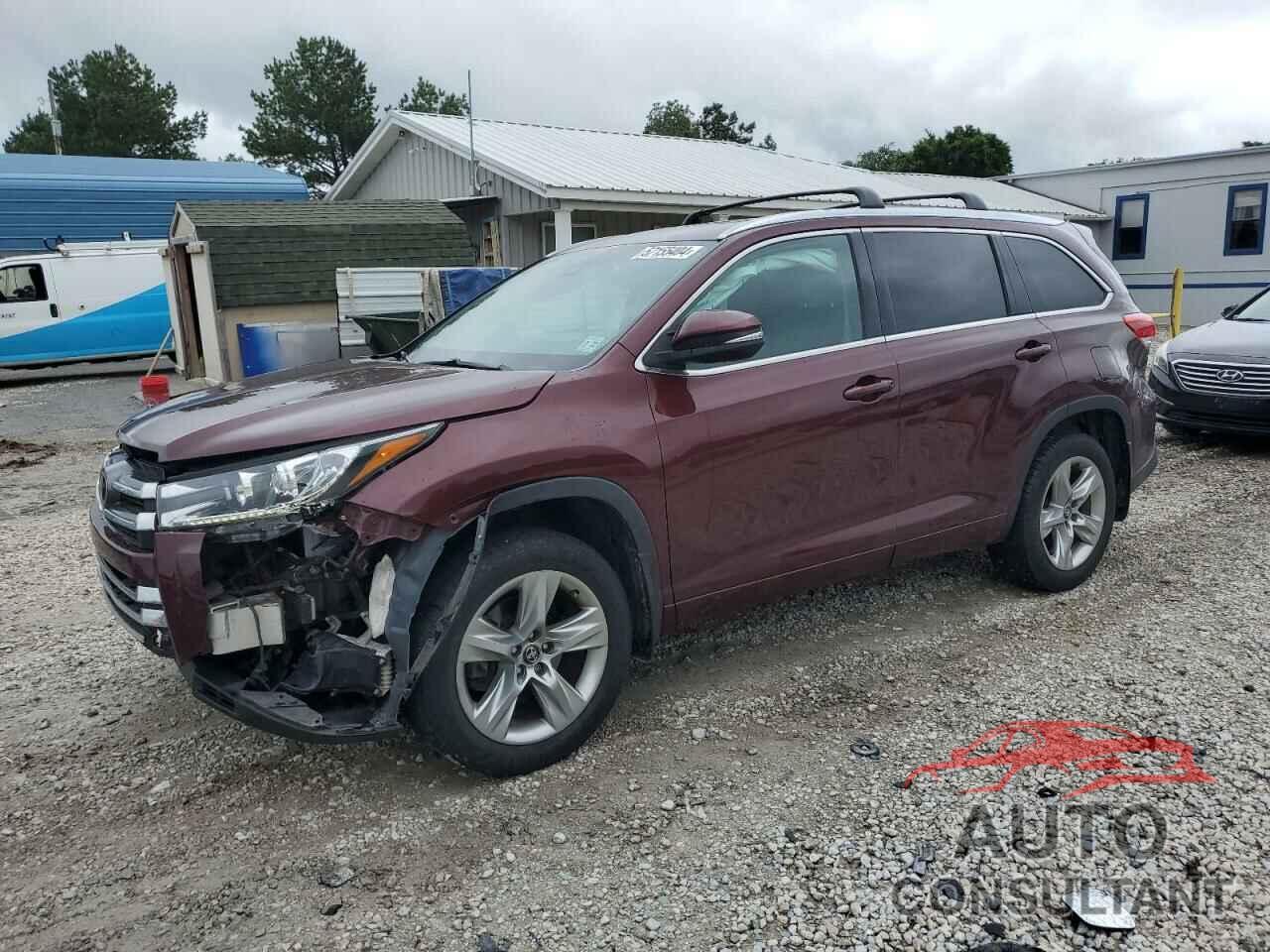 TOYOTA HIGHLANDER 2017 - 5TDDZRFH4HS390909