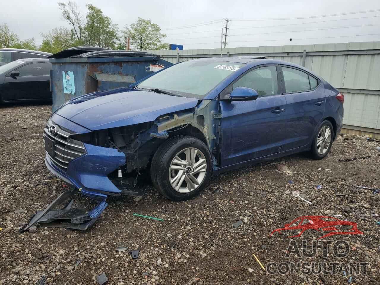 HYUNDAI ELANTRA 2019 - 5NPD84LF1KH498104