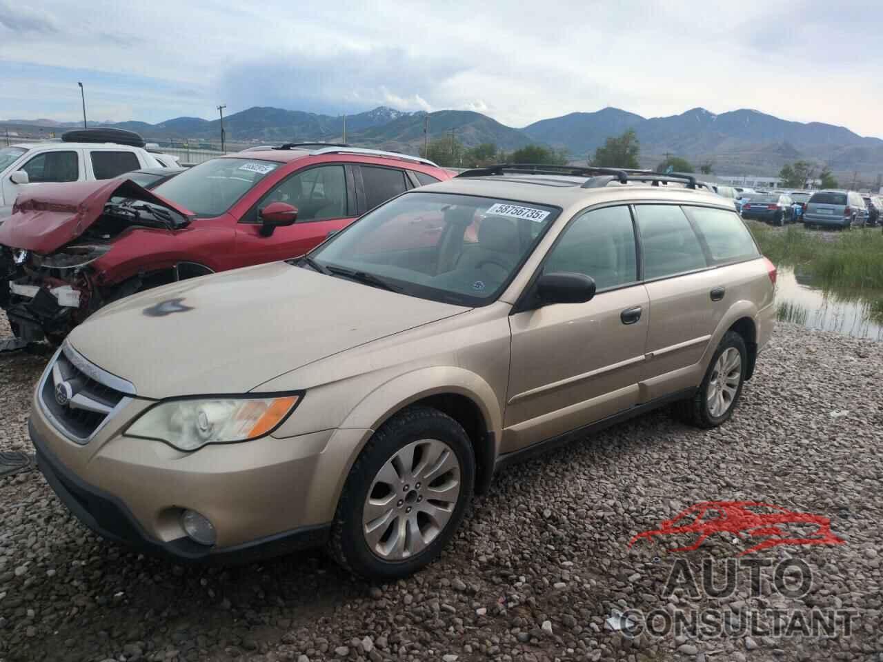 SUBARU OUTBACK 2009 - 4S4BP61C297316256
