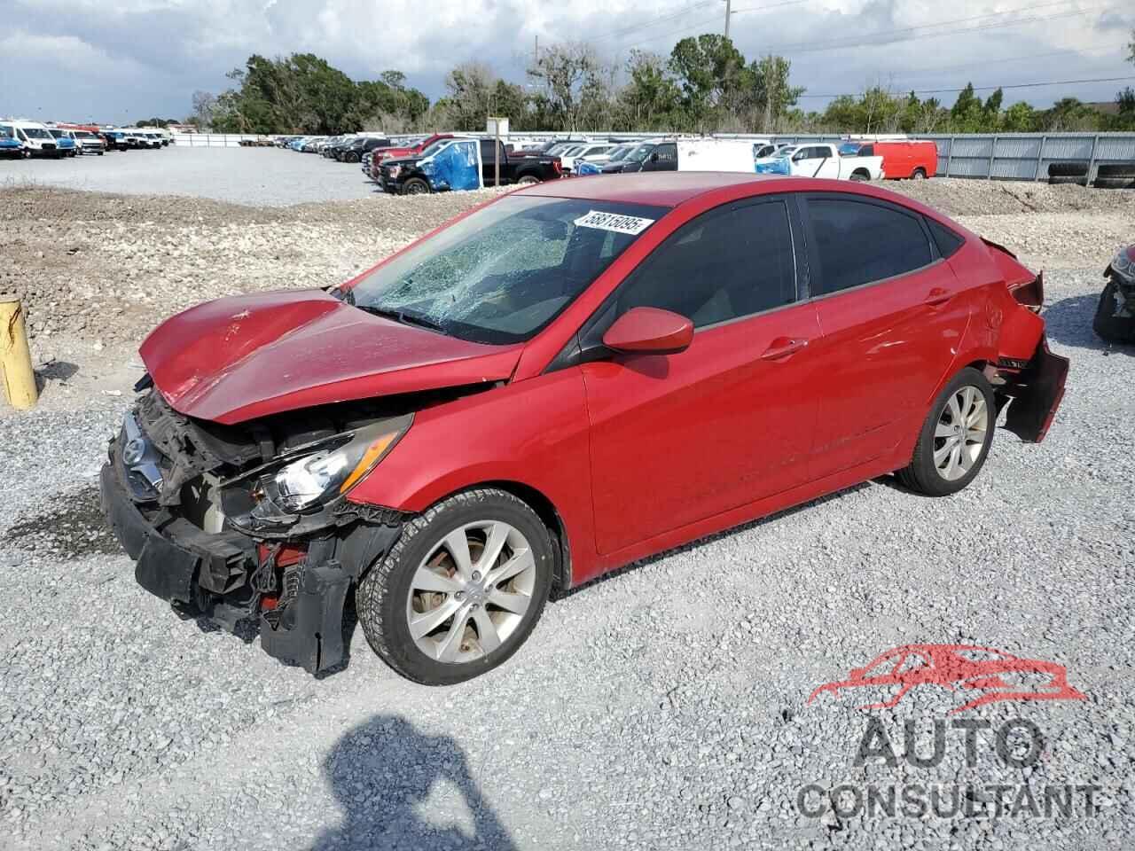 HYUNDAI ACCENT 2012 - KMHCU4AE0CU100062