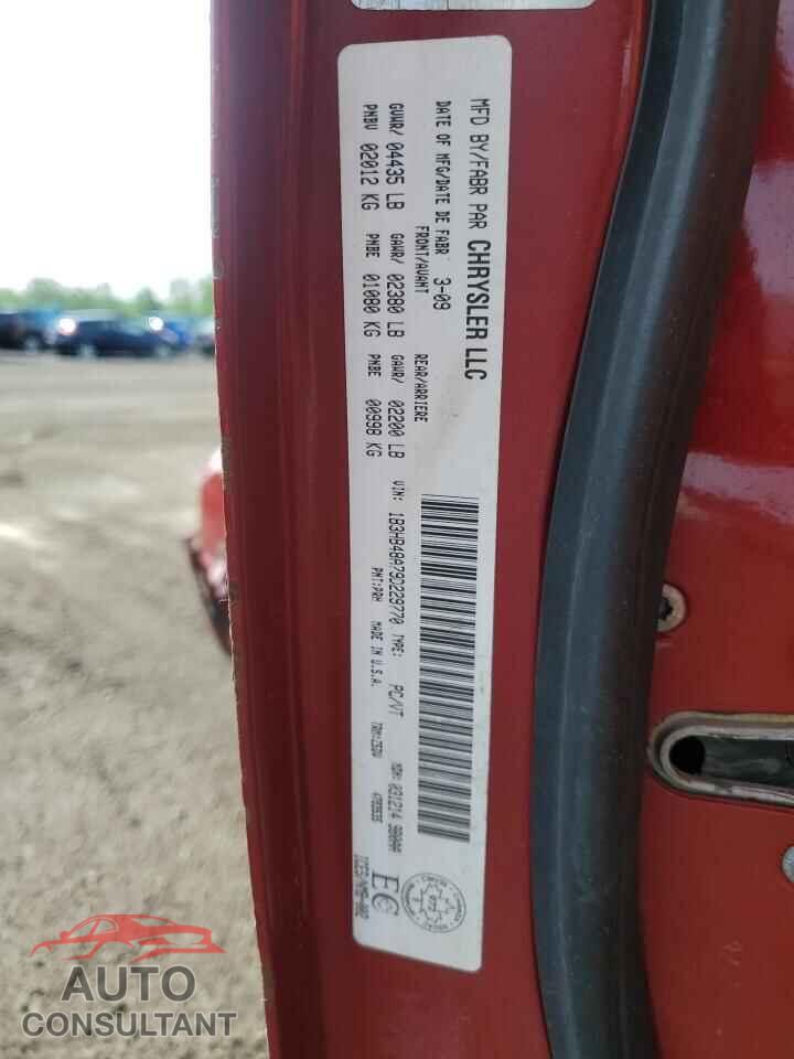 DODGE CALIBER 2009 - 1B3HB48A79D229770