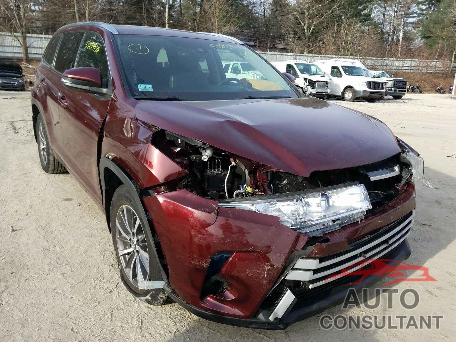 TOYOTA HIGHLANDER 2017 - 5TDJZRFH9HS357536