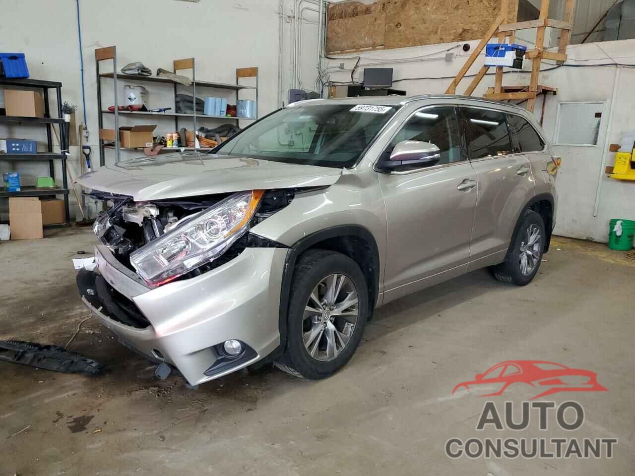 TOYOTA HIGHLANDER 2015 - 5TDJKRFH1FS216851
