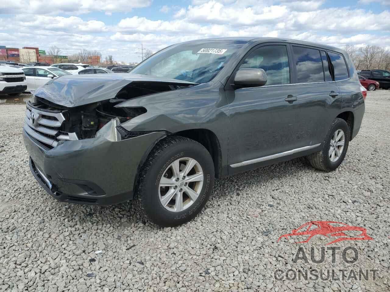 TOYOTA HIGHLANDER 2013 - 5TDZA3EH5DS036449