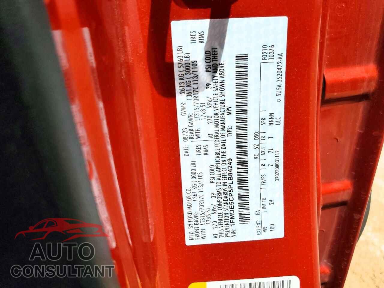 FORD BRONCO 2023 - 1FMDE5CP5PLB84249