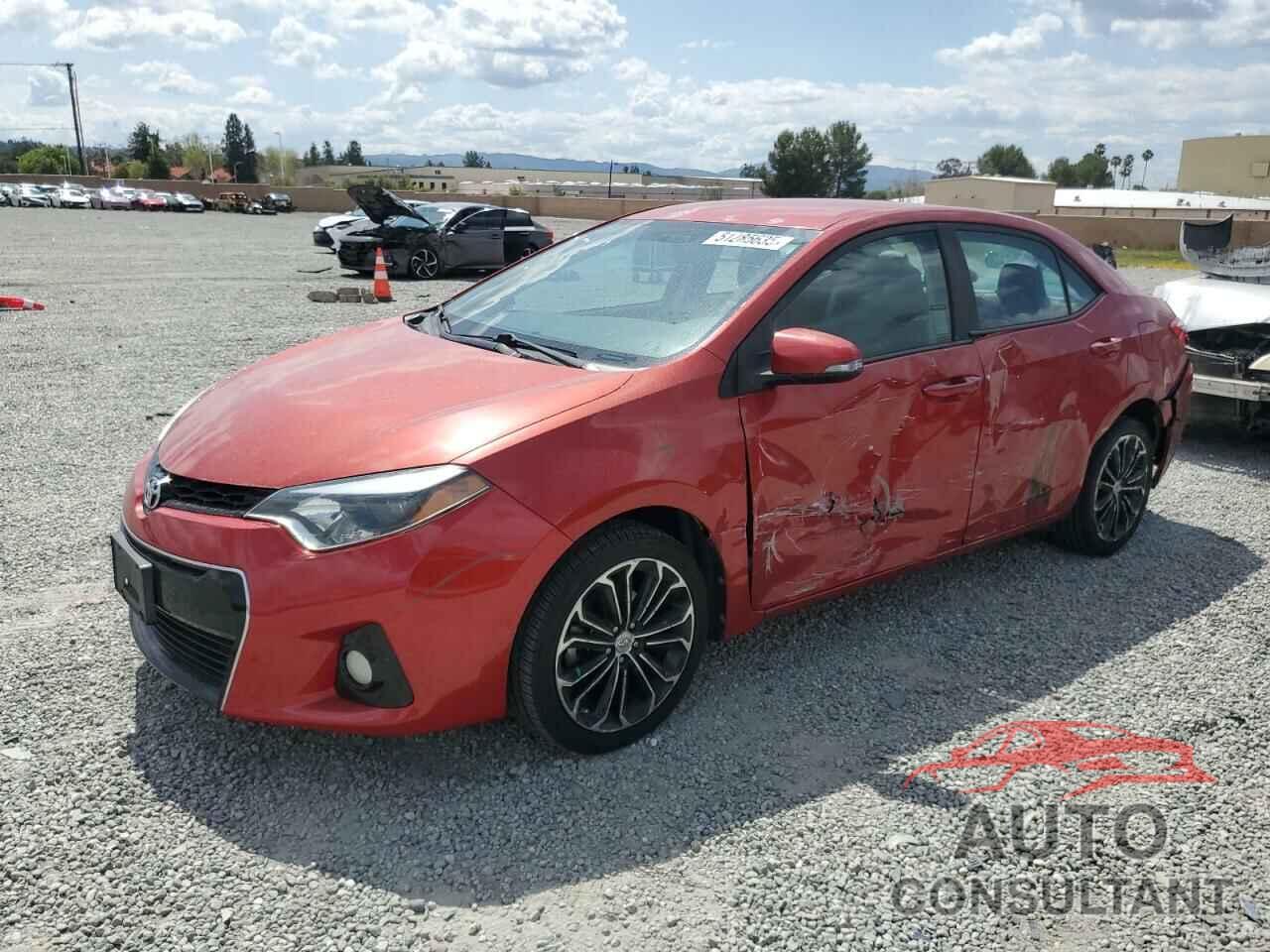 TOYOTA COROLLA 2016 - 5YFBURHE6GP437051
