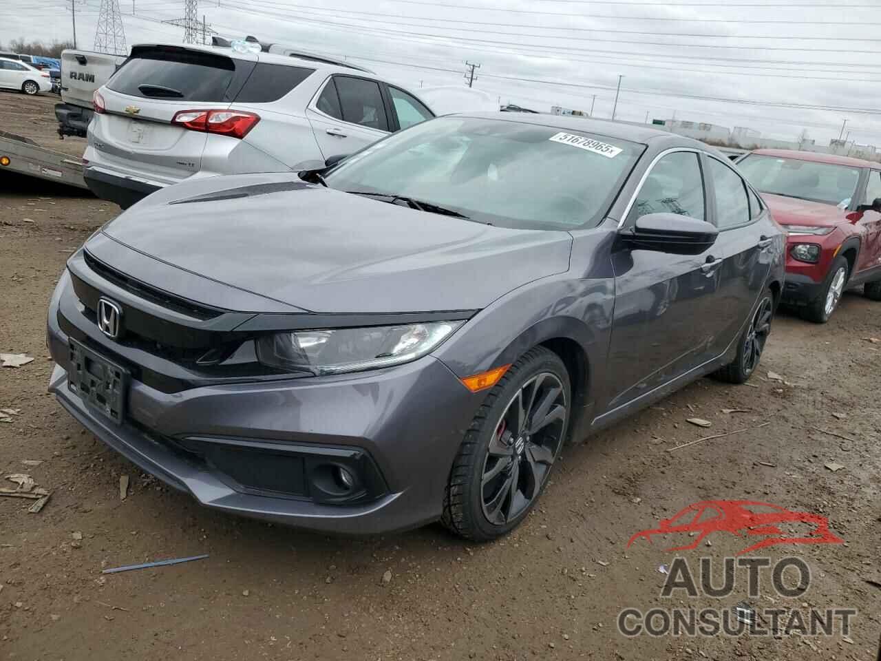HONDA CIVIC 2021 - 2HGFC2F82MH555514