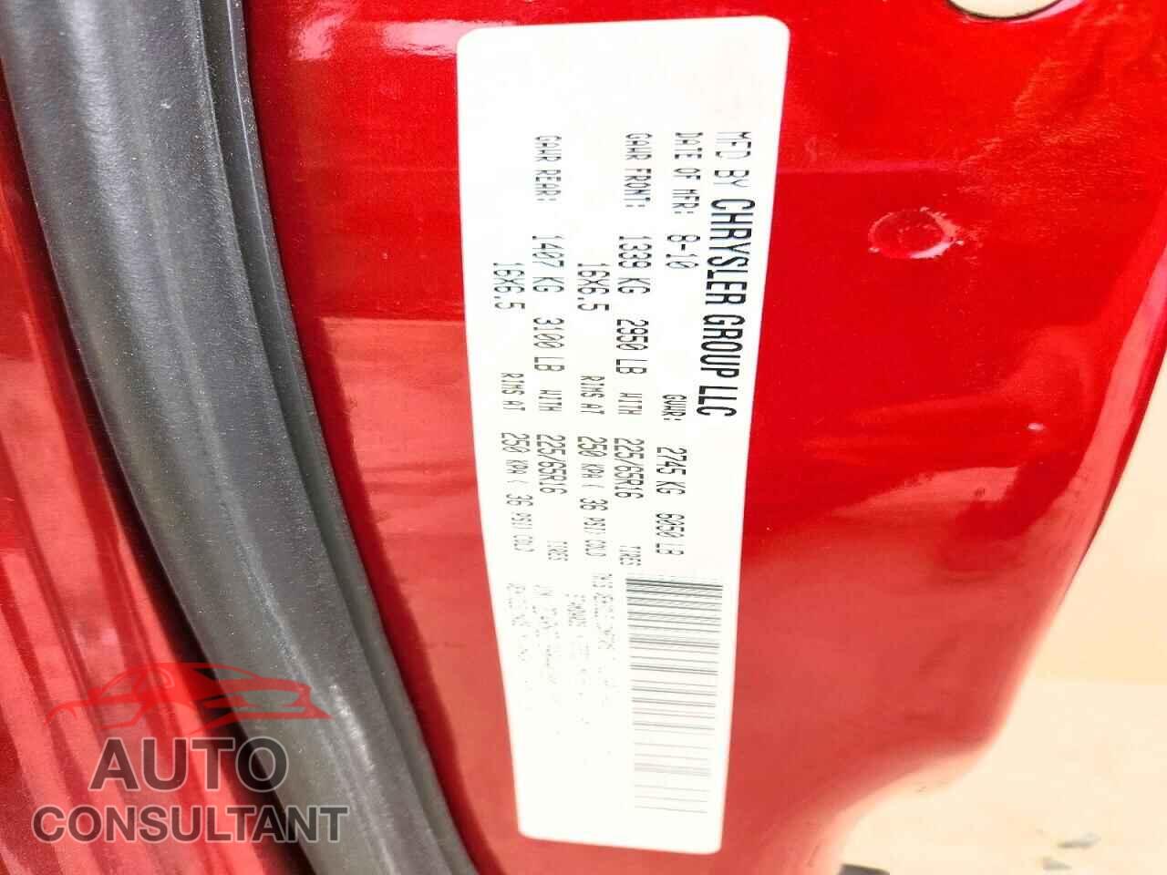 DODGE CARAVAN 2010 - 2D4RN3D18AR440300