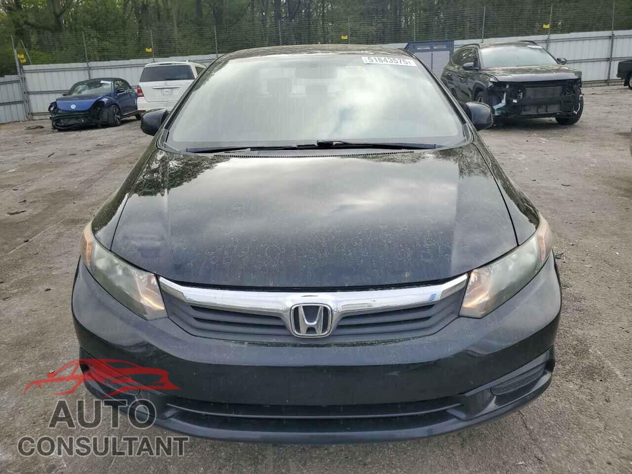 HONDA CIVIC 2012 - 2HGFB2F87CH519447