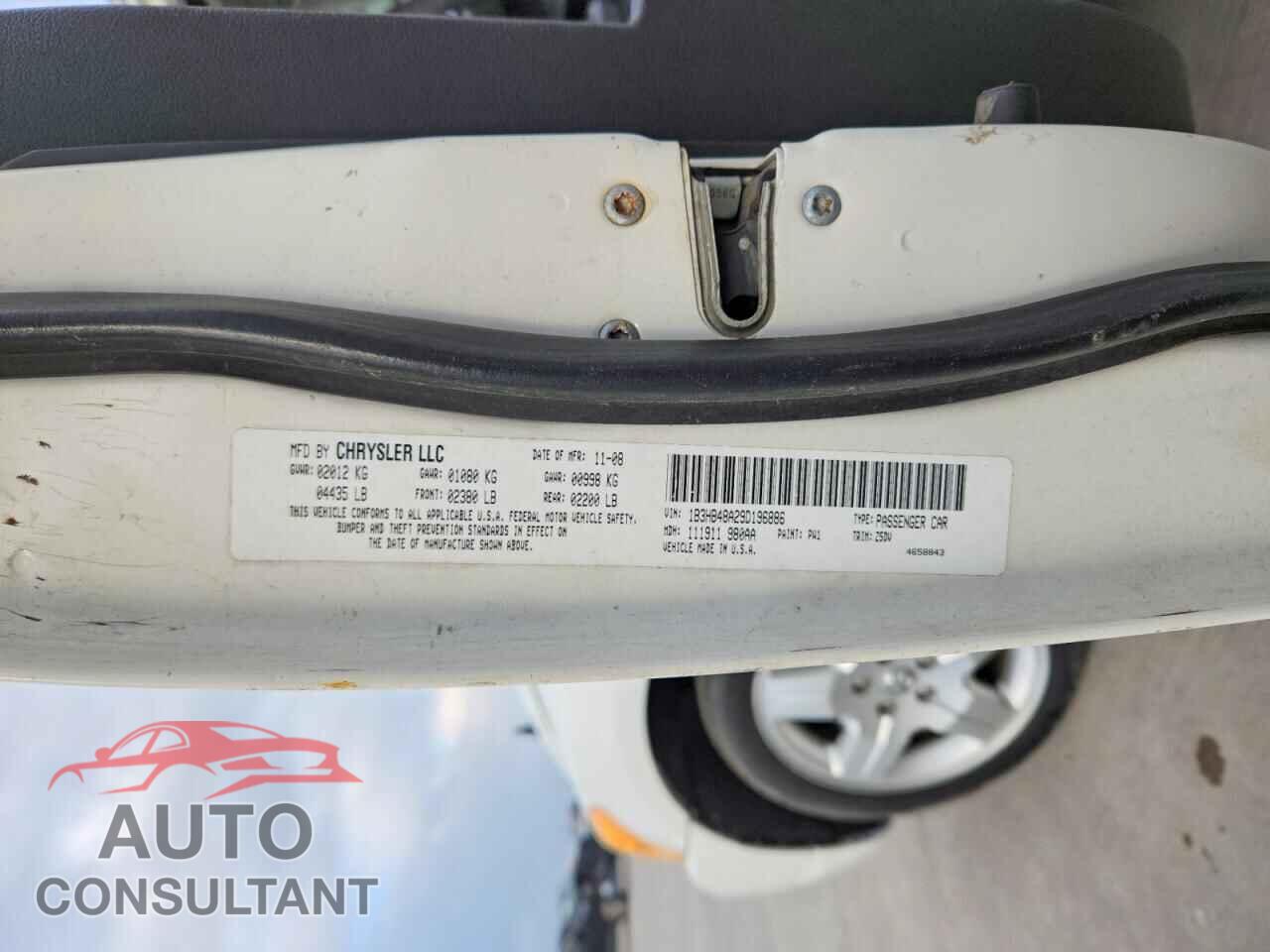 DODGE CALIBER 2009 - 1B3HB48A29D196886