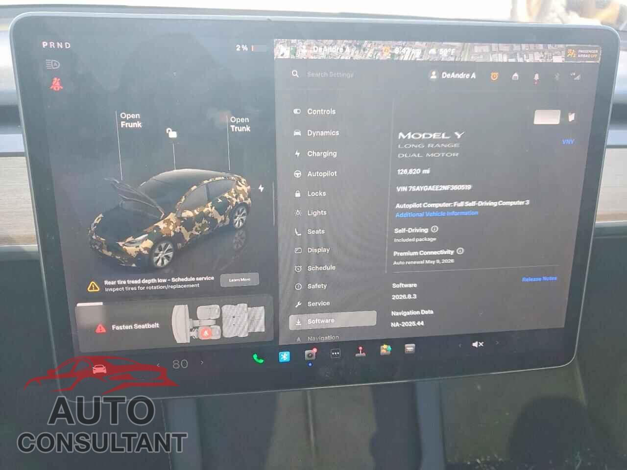 TESLA MODEL Y 2022 - 7SAYGAEE2NF360519