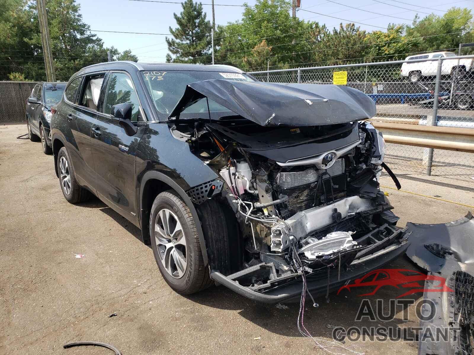 TOYOTA HIGHLANDER 2021 - 5TDHBRCH9MS025503
