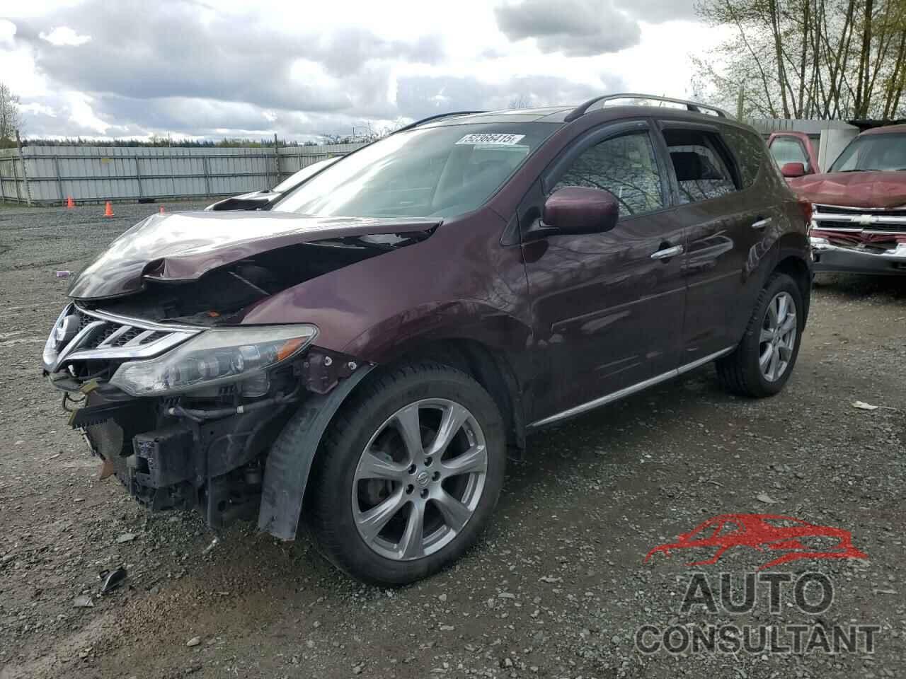 NISSAN MURANO 2013 - JN8AZ1MW0DW321090