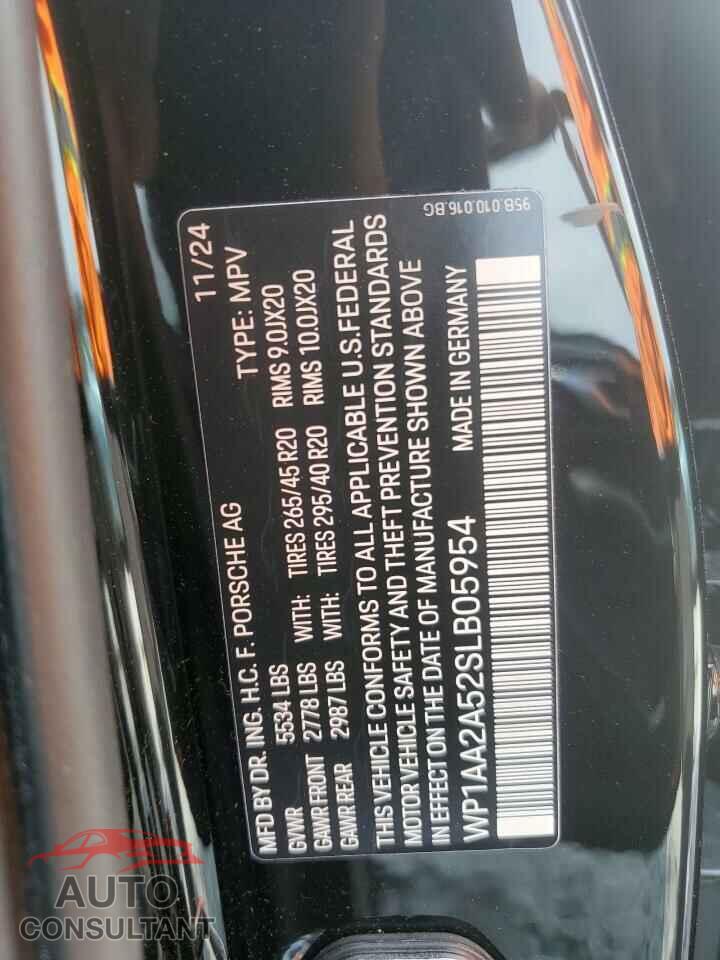 PORSCHE MACAN BASE 2025 - WP1AA2A52SLB05954