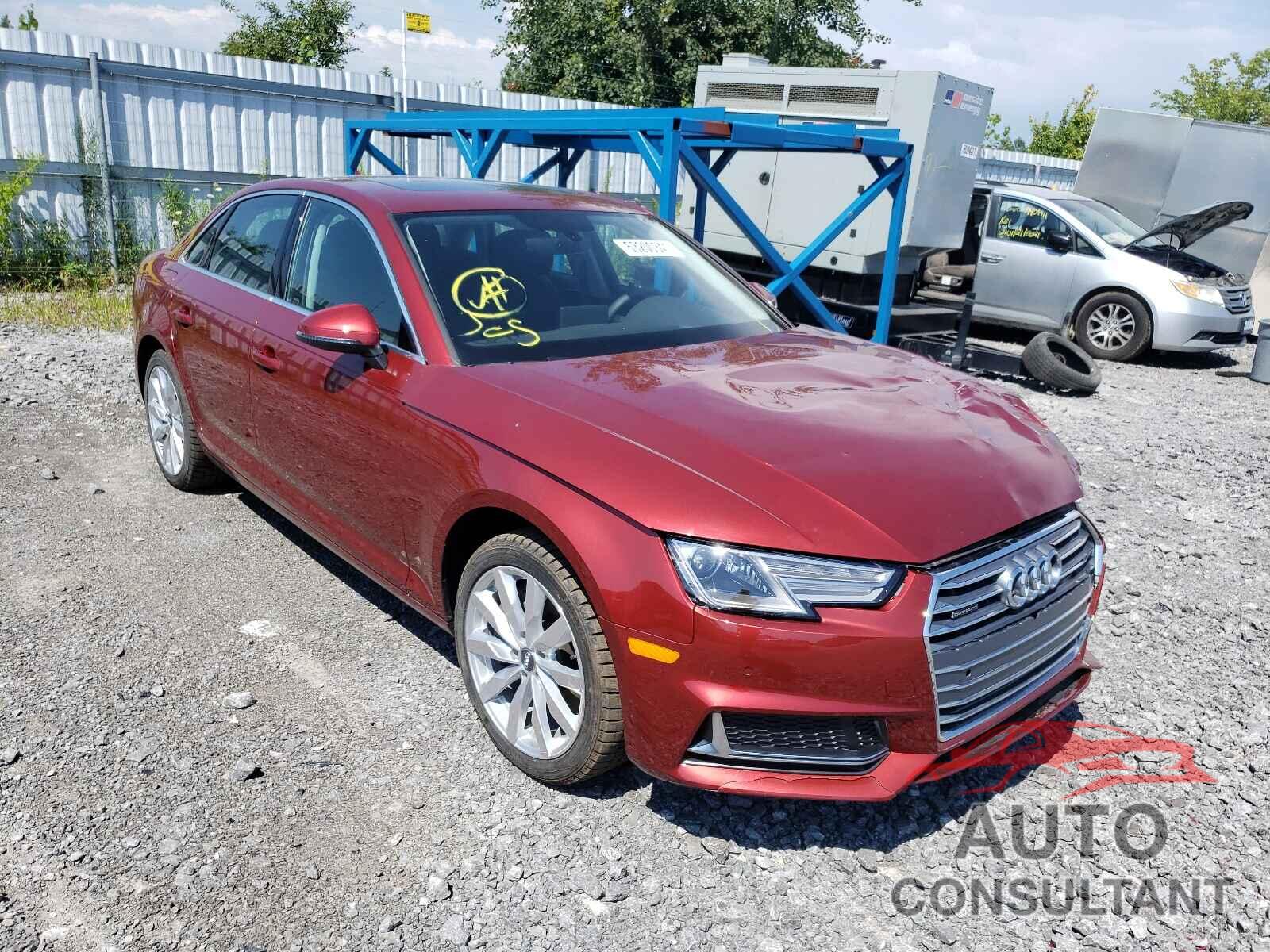 AUDI A4 2019 - WAUANAF45KN016204