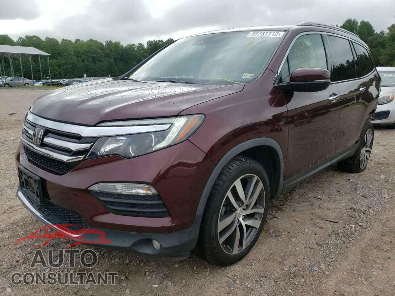 HONDA PILOT 2017 - 5FNYF6H98HB018914