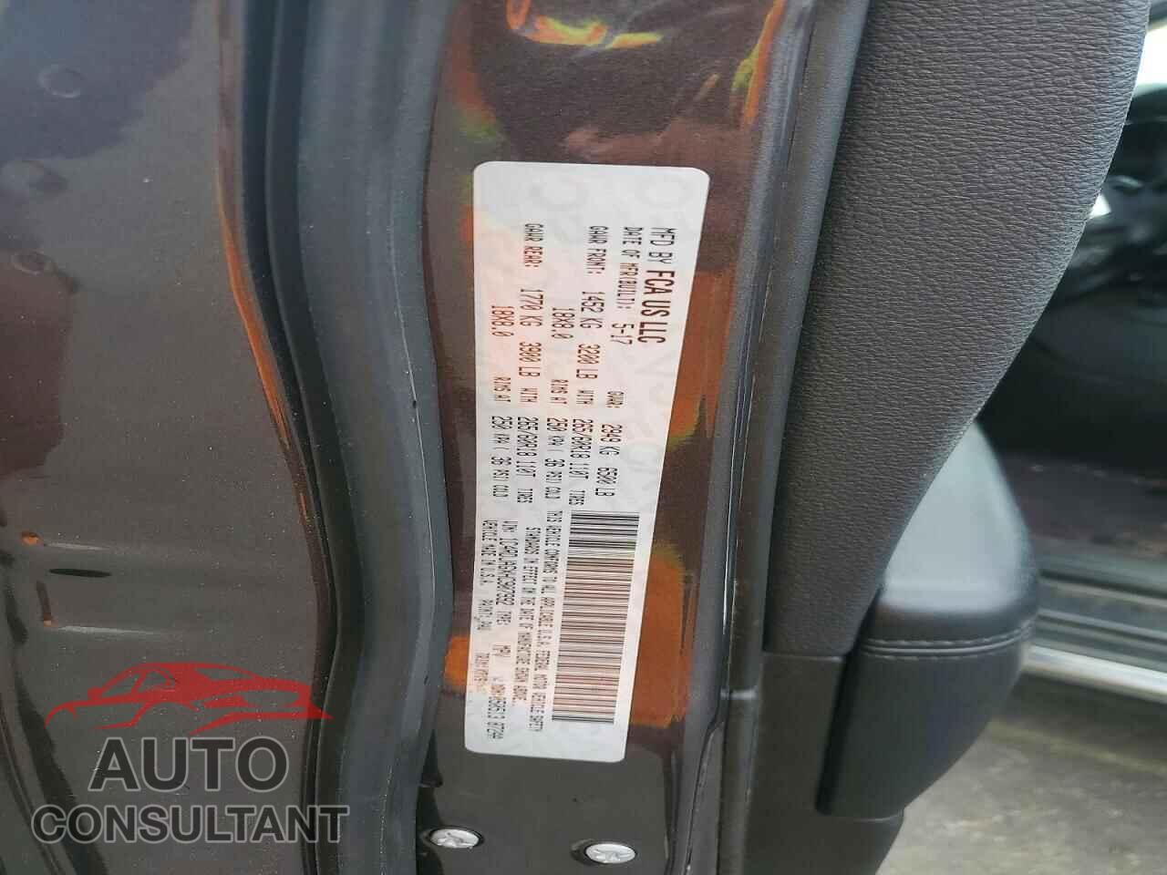 DODGE DURANGO 2017 - 1C4RDJAGXHC907992