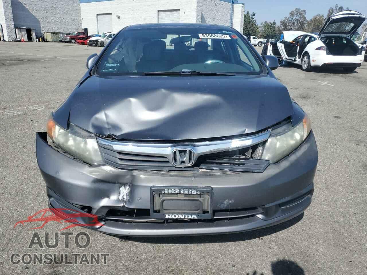 HONDA CIVIC 2012 - 19XFB2F92CE333480