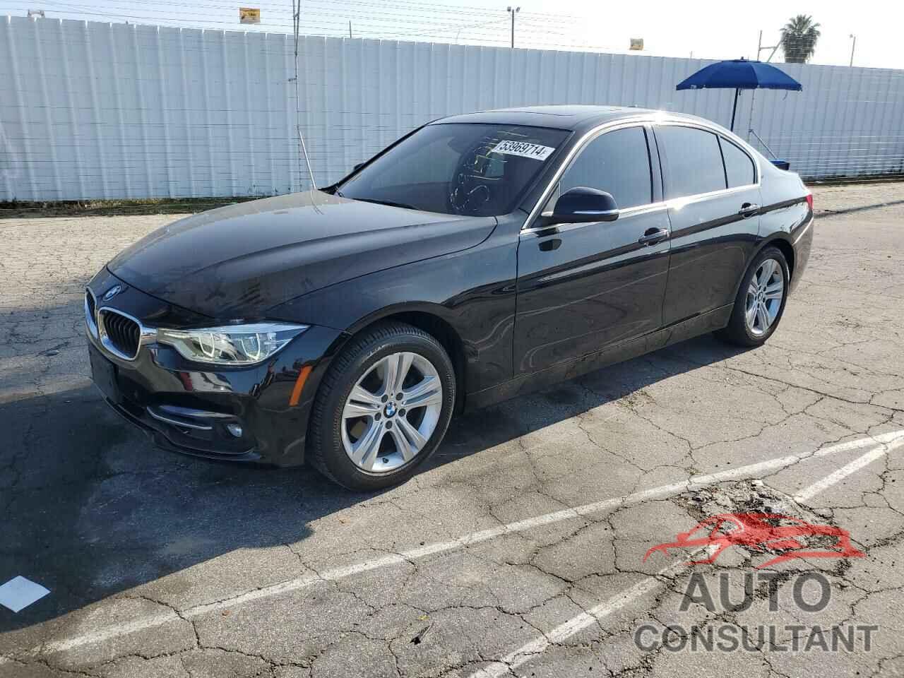 BMW 3 SERIES 2018 - WBA8B9G51JNU58053