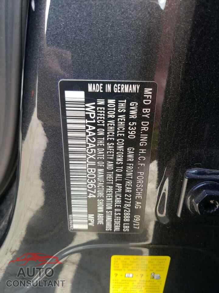 PORSCHE MACAN 2018 - WP1AA2A5XJLB03674