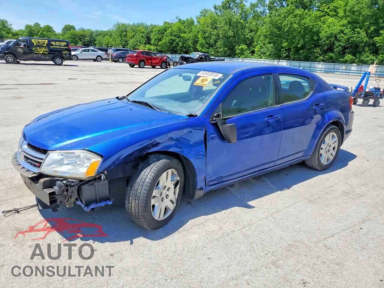 DODGE AVENGER 2012 - 1C3CDZAB6CN216534