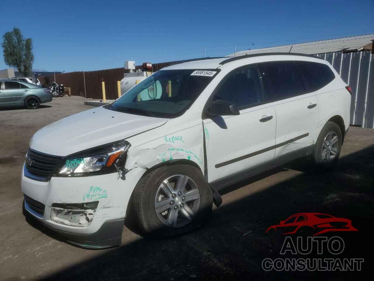 CHEVROLET TRAVERSE 2017 - 1GNKRFED3HJ346960