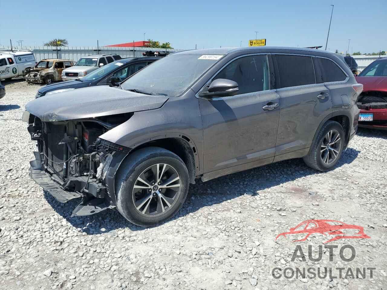 TOYOTA HIGHLANDER 2016 - 5TDJKRFH1GS342841