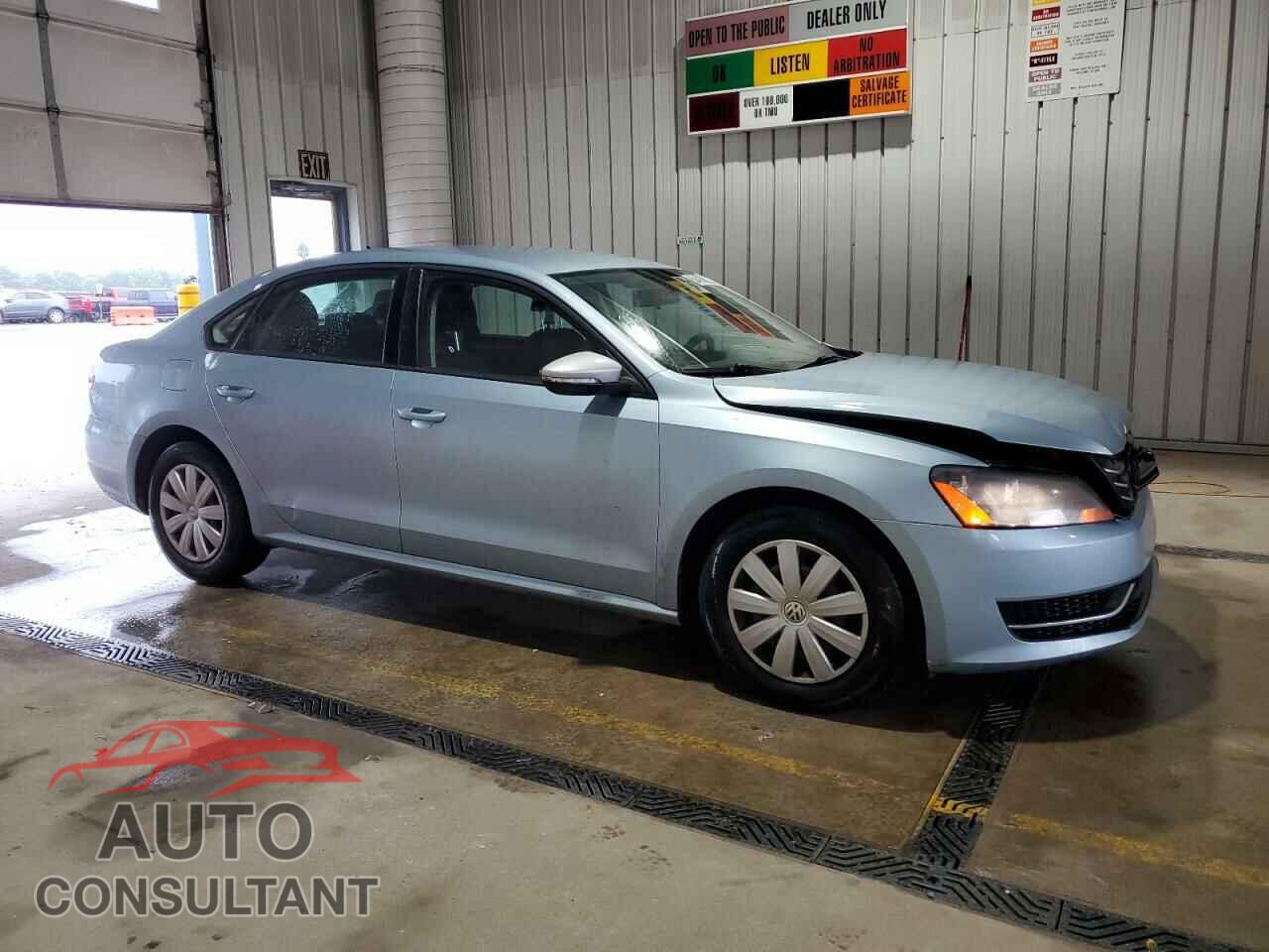VOLKSWAGEN PASSAT 2012 - 1VWAP7A3XCC062765