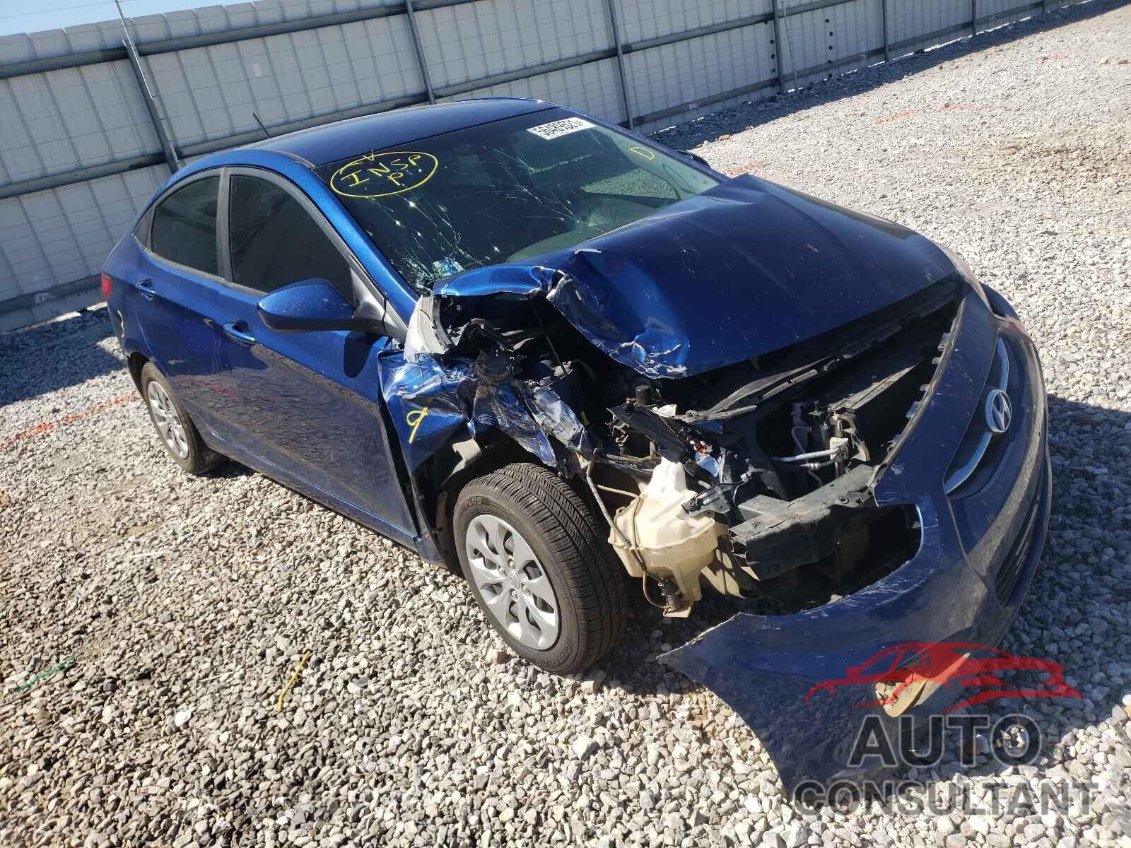 HYUNDAI ACCENT 2017 - KMHCT4AE5HU173941