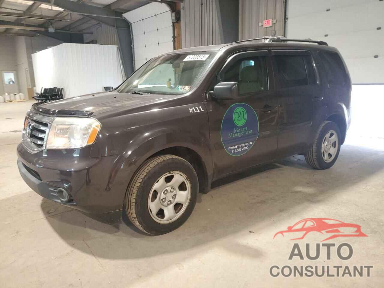 HONDA PILOT 2012 - 5FNYF4H25CB010625