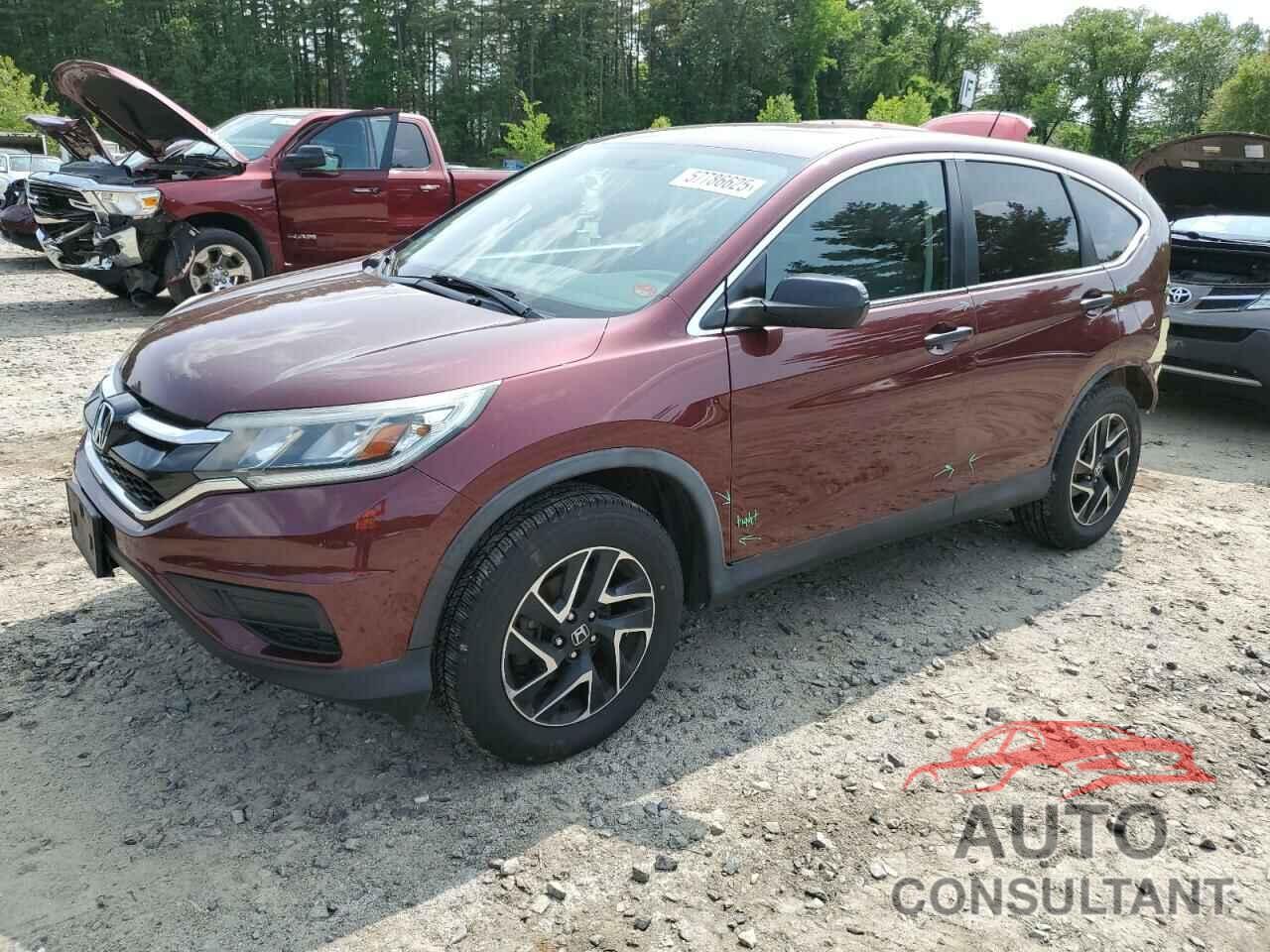 HONDA CRV 2016 - 5J6RM4H49GL054507