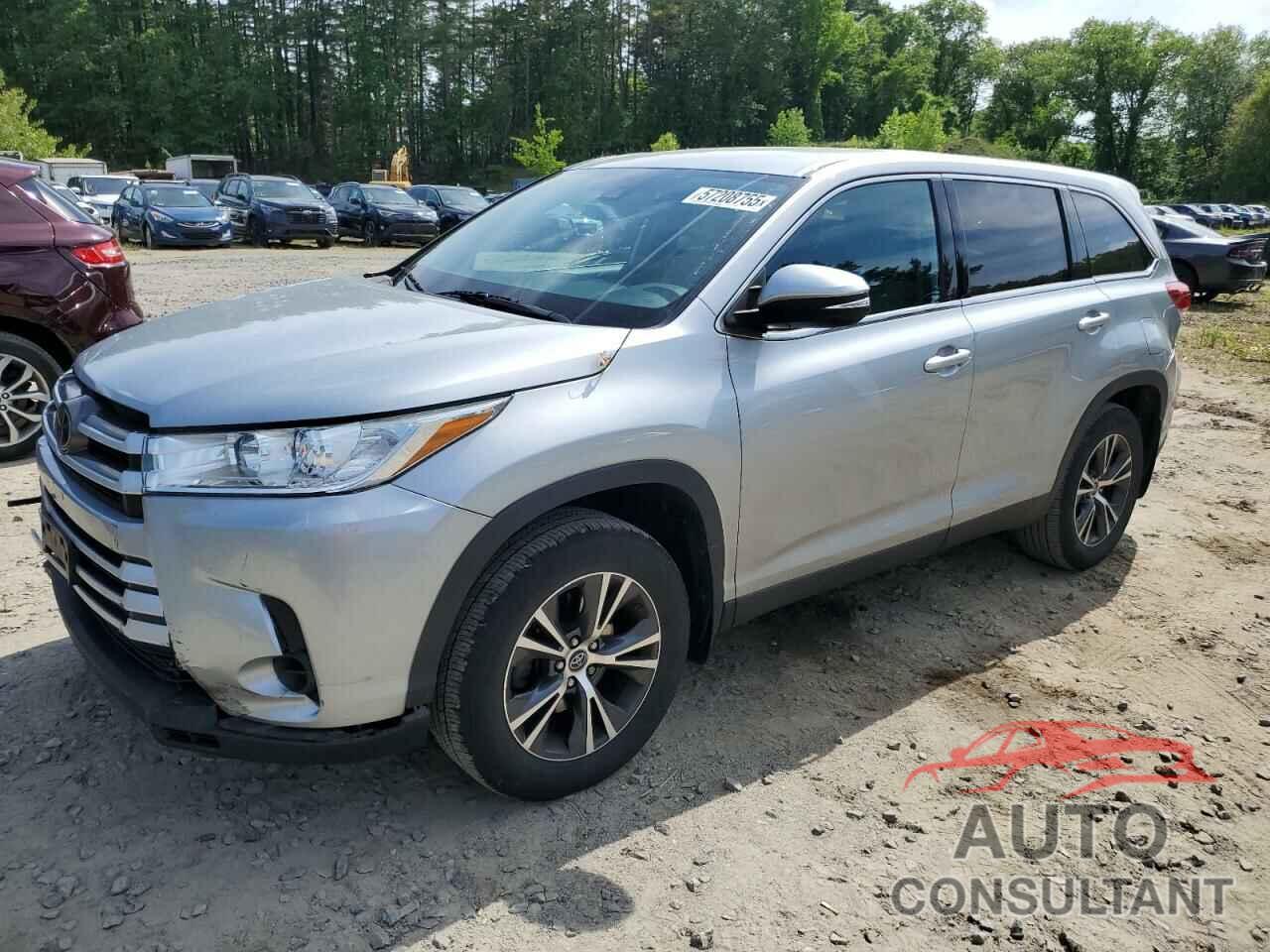 TOYOTA HIGHLANDER 2019 - 5TDBZRFHXKS926342