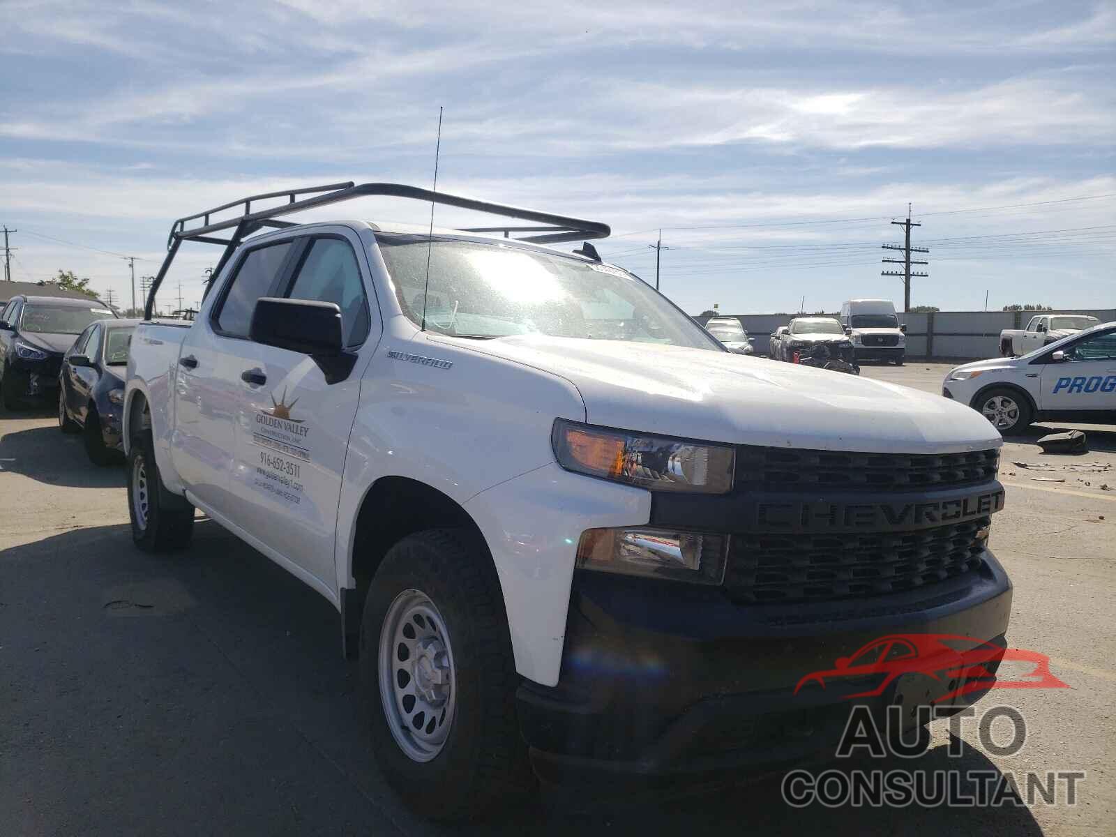 CHEVROLET SILVERADO 2021 - 3GCUYAEF2MG244375