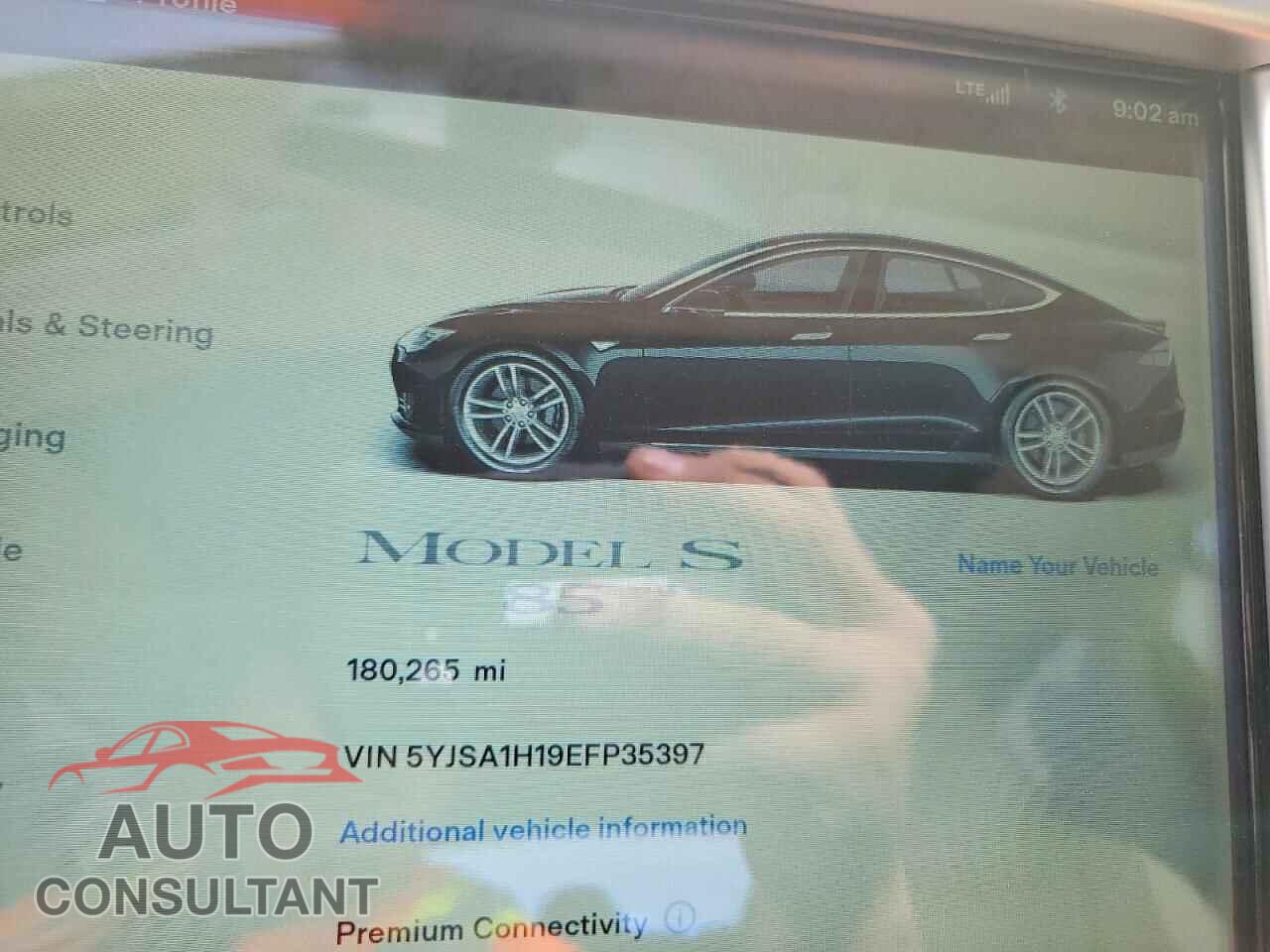 TESLA MODEL S 2014 - 5YJSA1H19EFP35397