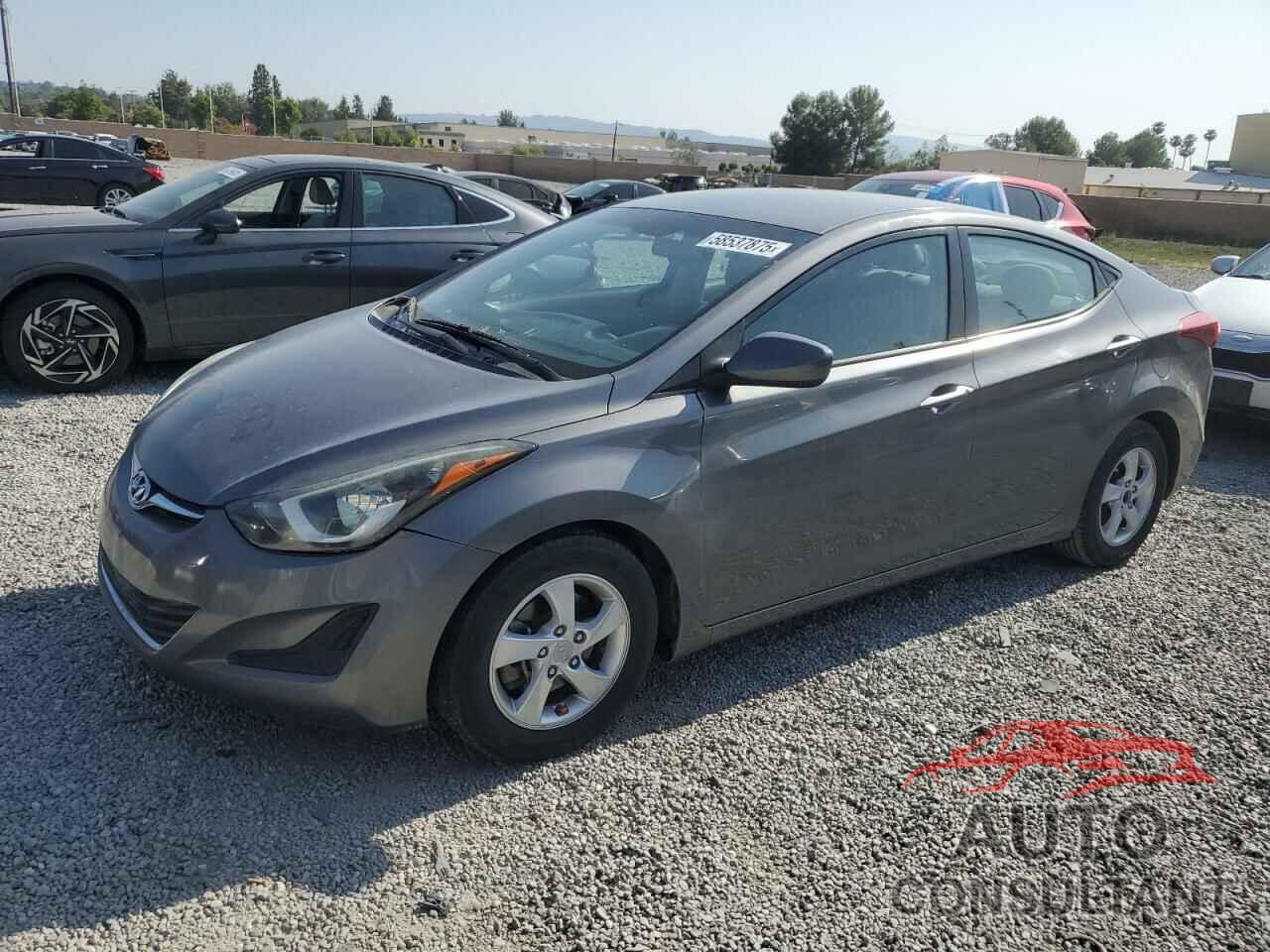 HYUNDAI ELANTRA 2014 - 5NPDH4AE3EH501910
