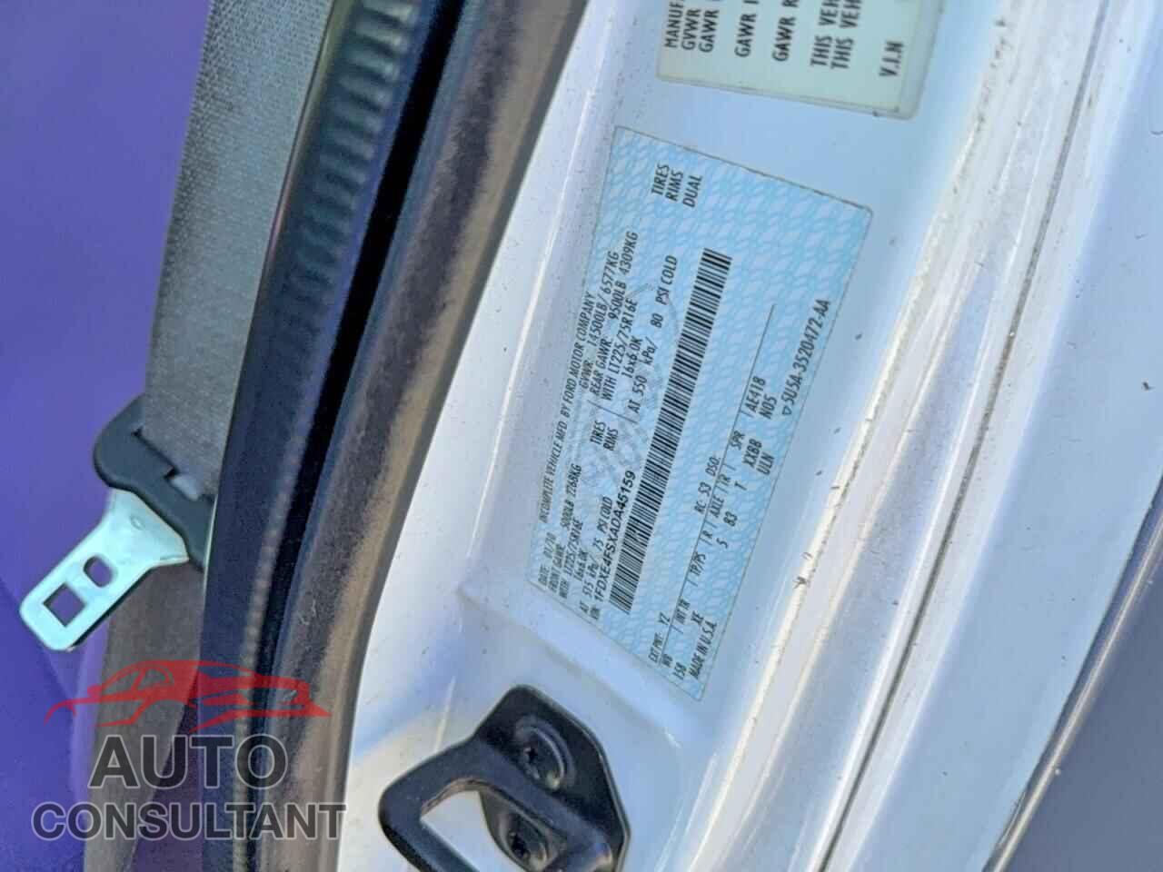 FORD ECONOLINE 2010 - 1FDXE4FSXADA45159