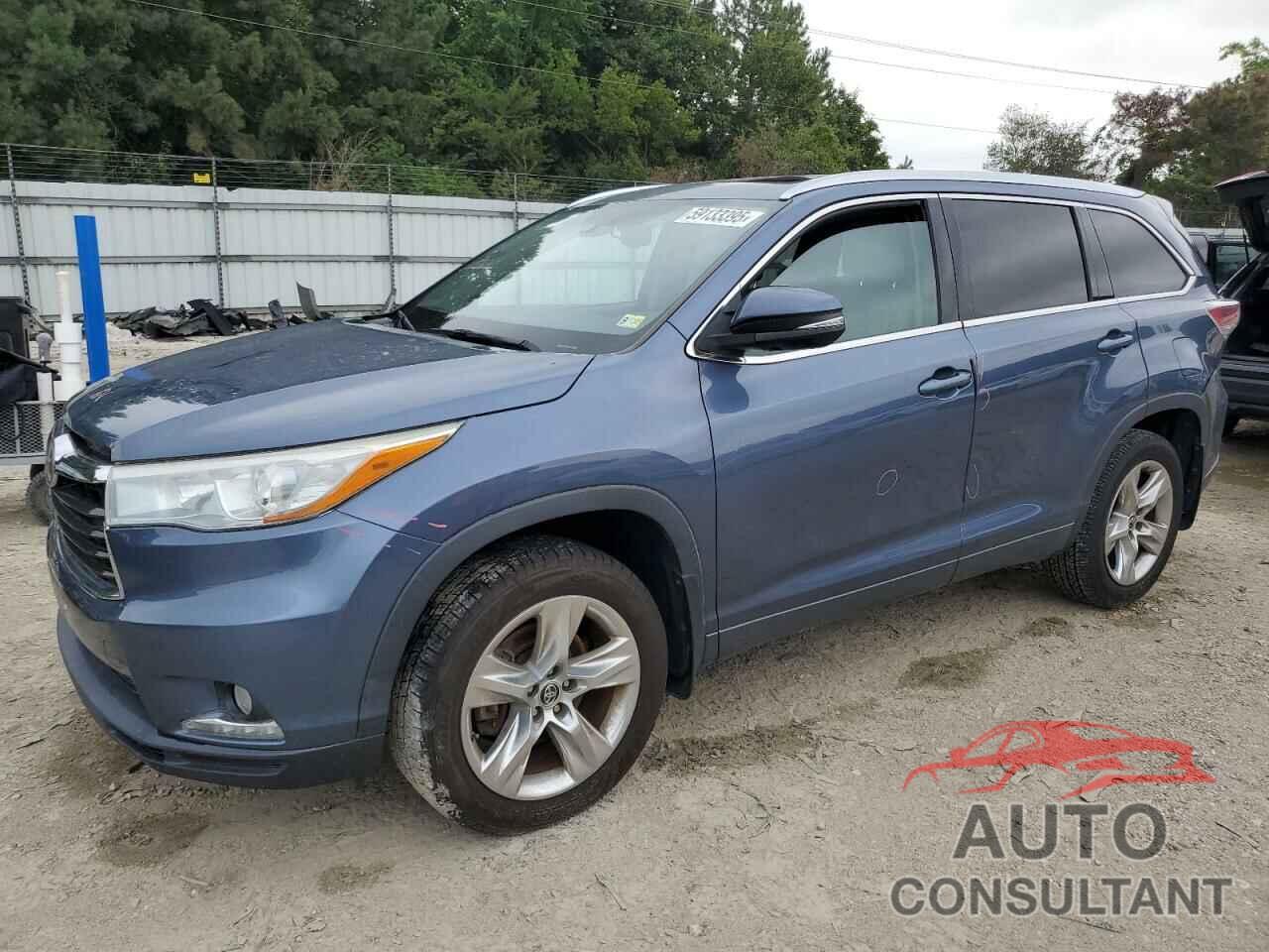 TOYOTA HIGHLANDER 2016 - 5TDDKRFH7GS271769