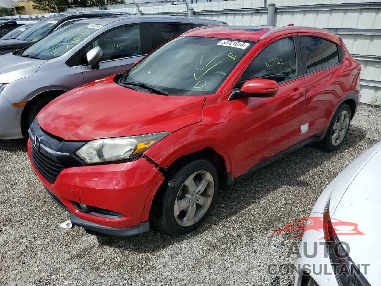 HONDA HR-V 2016 - 3CZRU5H71GM723917