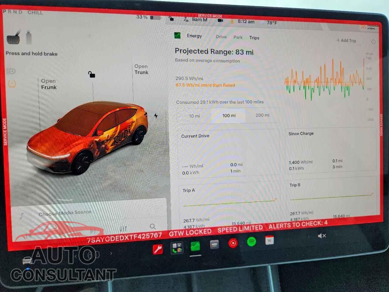 TESLA MODEL Y 2026 - 7SAYGDEDXTF425767
