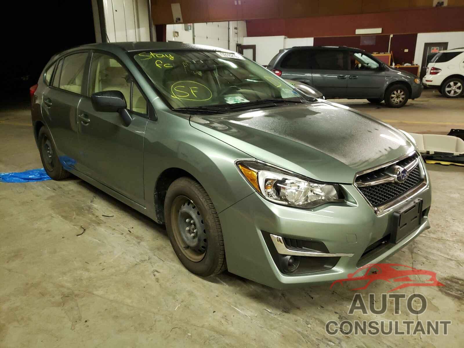 SUBARU IMPREZA 2016 - JF1GPAA67GH324700