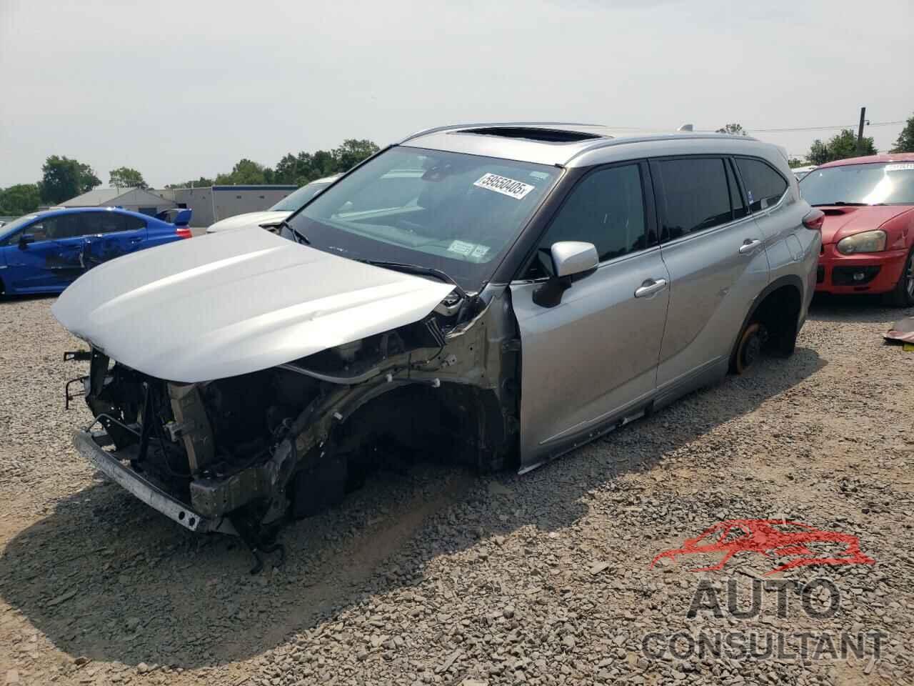 TOYOTA HIGHLANDER 2021 - 5TDGZRBH3MS113004