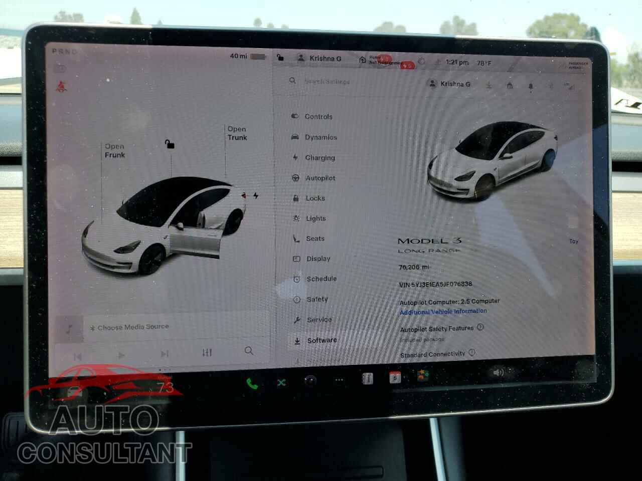 TESLA MODEL 3 2018 - 5YJ3E1EA5JF076838