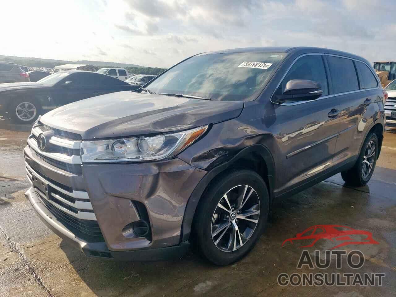 TOYOTA HIGHLANDER 2019 - 5TDZARFH4KS053368