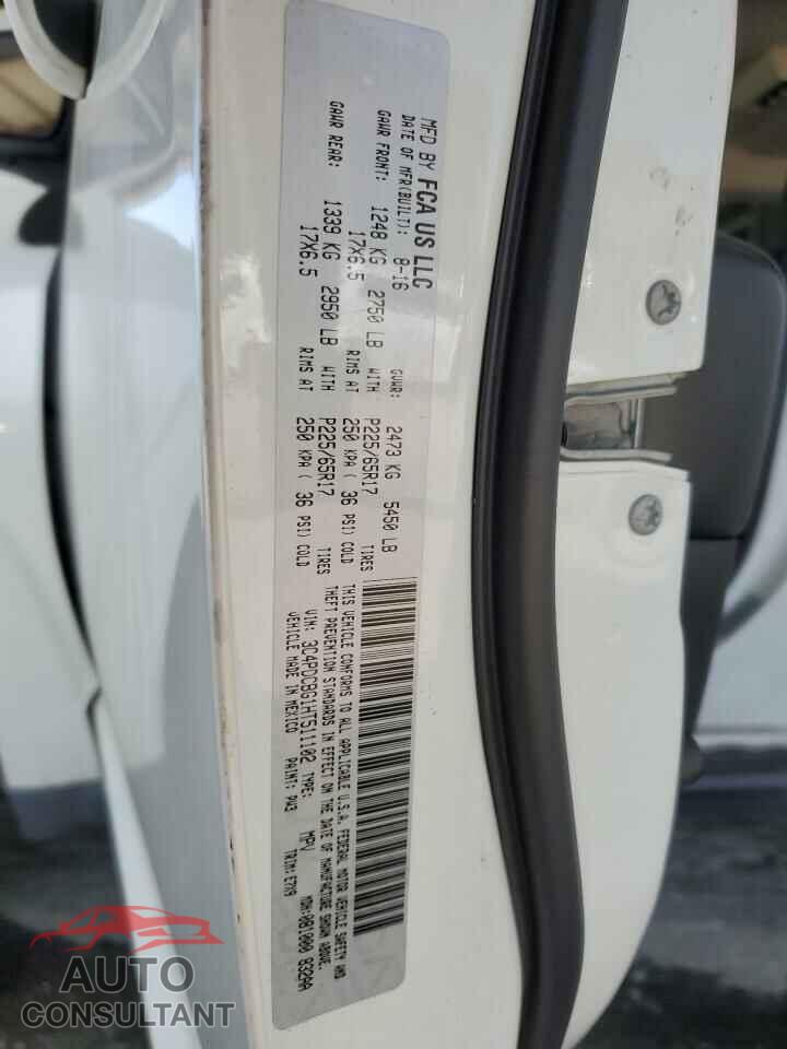 DODGE JOURNEY 2017 - 3C4PDCBG1HT511102