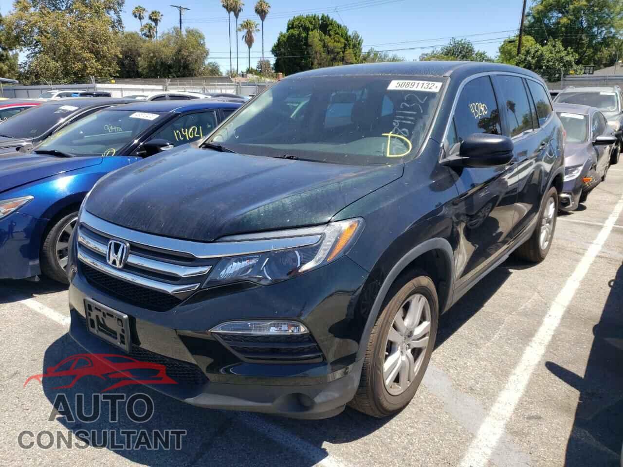 HONDA PILOT 2016 - 5FNYF5H11GB007207