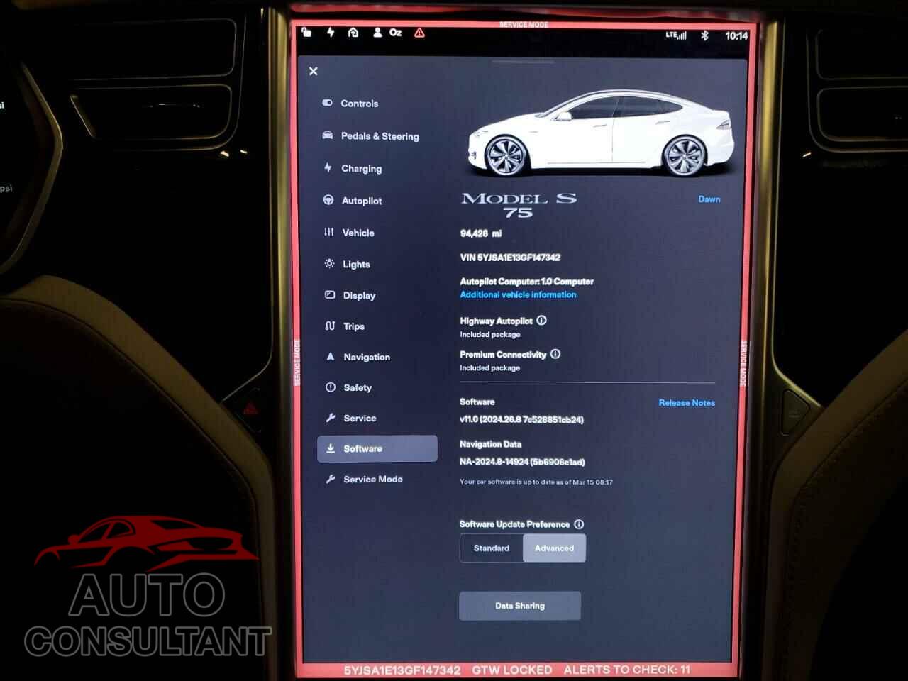 TESLA MODEL S 2016 - 5YJSA1E13GF147342